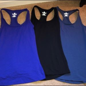 Set of 3 90 Degree Athletic Tanks